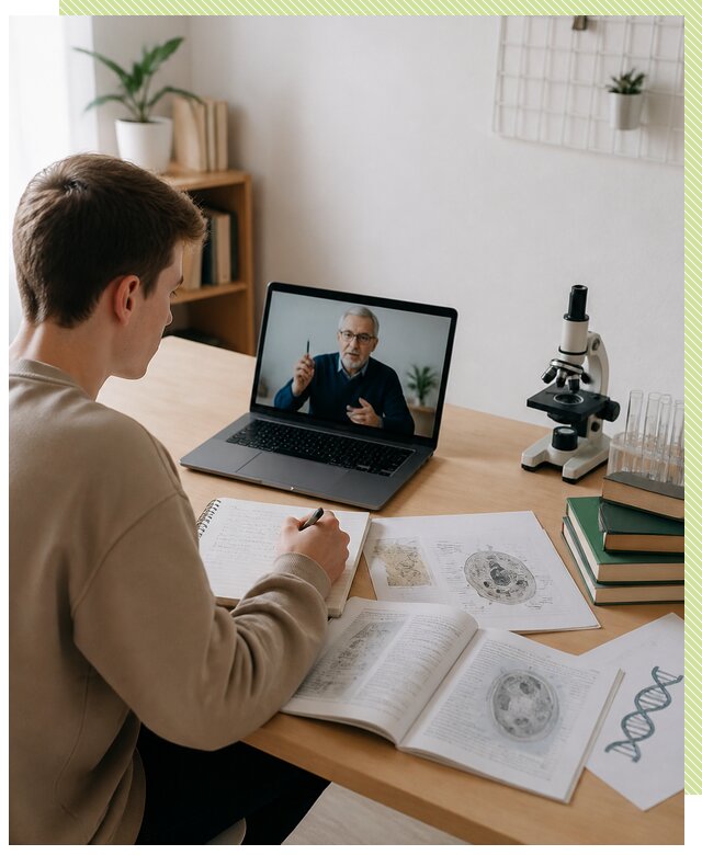 Онлайн репетитор по биологии в Прокопьевске от 1551 р. | Репетитор-Прк